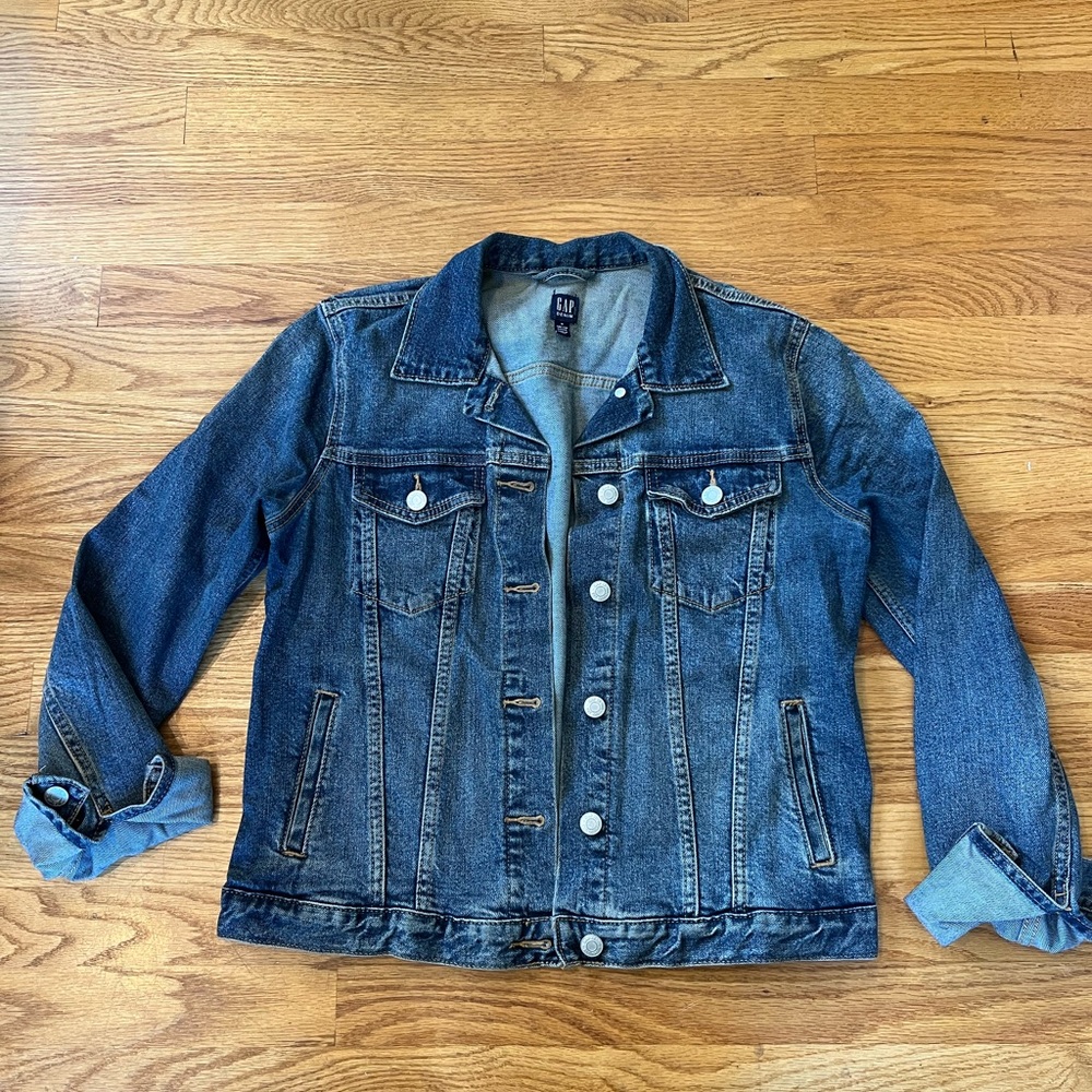 Gap jean jacket, size medium